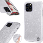 Hem Apple Iphone 12 Glitter Siliconen Gel Tpu / Back Cover / Hoesje Iphone 12 - Silver