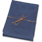 Donker Tafelkleed Van Polyester/katoen Met Formaat Rond 160 Cm - Basic Eettafel Tafelkleden - Blauw