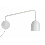 Dyberg Larsen Wandlamp Manchester 40w E14 23 Cm Staal - Wit