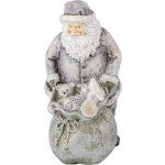 Clayre & Eef Decoratie Kerstman 10x7x13cm