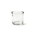 Kaarsenhouder Voor Theelichtjes/waxinelichtjes Transparant 12 X 12 Cm - Stevig Glas/glazen Kaarsjes Houders