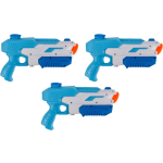3x Waterpistool/waterpistolen 30 Cm - Blauw