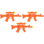 3x Waterpistool/waterpistolen 29 Cm - Oranje