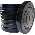 Body-Solid Chicago Extremee Olympische Bumper Plates Obpxk - 25 Kg - Zwart