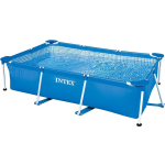 Intex Rechthoekig Zwembad Met Metalen Frame - Blauw