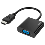 Hama 200343 Adapter HDMI - VGA + 3.5mm - Zwart