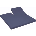 Cinderella Jersey Split-topper Hoeslaken - 100% Gebreide Jersey Katoen - Lits-jumeaux (180x200/210 Cm) - Dark Blue - Blauw