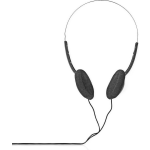 Nedis HPWD1101BK lichtgewicht on-ear koptelefoon 3.5 mm - Zwart
