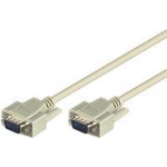 goobay® Wentronic Macho-Macho 3m - Cable VGA - Beige