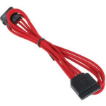 Bitfenix Molex a SATA 45cm Sleeved/Rojo - Adaptador - Negro