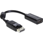 DeLOCK Displayport a HDMI - Adaptador - Negro