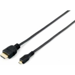 Equip HDMI/MICRO HDMI 2m - Cable - Negro