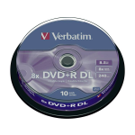 Verbatim DVD+R DL 8.5GB 8x 10u - DVD