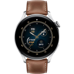 Huawei Watch 3 Classic 4G Zilver/ 46mm - Bruin