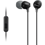 Sony MDR-EX15AP Jack 3.5mm - Auriculares - Negro