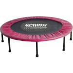 Spring Mini Trampoline 120 Cm - Black Edition - Rand - Roze