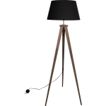 Woood Omar Vloerlamp - - Zwart