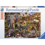 Ravensburger Puzzel Afrikaanse Dierenwereld - 3000 Stukjes