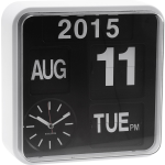 Karlsson Mini Flip Wandklok 24,5 x 24,5 cm - Wit