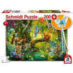 Schmidt Puzzle legpuzzel Feeën in het bos 200 stukjes