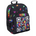 Tetris rugzak QR code junior 45 x 33 x 16 cm polyester - Zwart