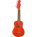 Fender FSR California Coast Venice Fiesta Red WN sopraan ukelele