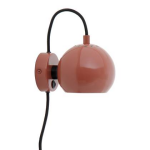 Frandsen Ball Metal Magnet Wandlamp Ø 12 cm - Red Glossy - Rood