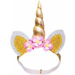 Heless poppenhaardband Unicorn junior 35 45 cm - Goud