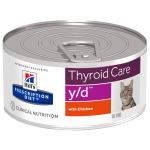 Hill's Y/D Thyroid Care Blik - Kattenvoer - Kip 156 g