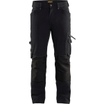 Blaklader Blåkläder 1989 Werkbroek 4-weg stretch X1900 zonder spijkerzakken Maat 50 - Zwart