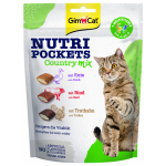 Gimcat Nutri Pockets - Kattensnack - Eend Rund Kalkoen 150 g