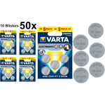 Varta 50 Stuks Cr2032 Knoopcel Batterij (10 Blisters A 5st)