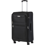 TRAVELZ Softspinner Tsa Reiskoffer - Trolley 77cm En 104+16 Ltr Met Expander - - Zwart