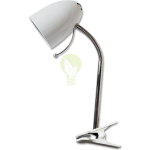 Aigostar Led Klemlamp - E27 Excl. Lampje - Wit