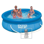 Intex Easy Set Opblaaszwembad Met Filterpomp 305 Cm - Blauw