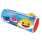 Pinkfong etui Baby Shark junior 21 x 7 cm polyester/geel - Blauw