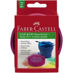 Faber Castell watercup Clic & Go junior polypropyleen - Rojo