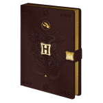 Harry Potter notitieboek Quidditch 21 x 15 cm A5/goud - Bruin
