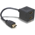 DeLOCK HDMI Macho / 2 HDMI Hembra - Adaptador