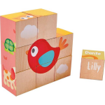 Hape Houten Blokpuzzel Dierenvrienden - 9 Stukjes