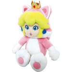San-ei Co Super Mario Bros Cat Peach Knuffel - 25 Cm