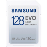Samsung EVO Plus 128GB, SDXC, UHS-I, U3, 130MB/s, FHD & 4K UHD, Memory Card(MB-SC128K)