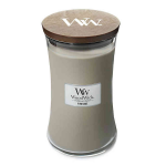 Woodwick Large Candle Fireside - Grijs