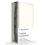 Romanette Topper Hoeslaken Katoen Ivoor-120 X 200 Cm