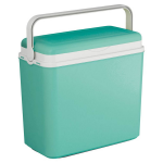 Koelbox 24 Liter 39 X 24 X 40 Cm - Koelboxen Voor Onderweg Voor Op De Camping Of Het Strand - Turquoise