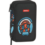 Surf Camp Gevuld Etui - 19.5 X 12.5 Cm - 28 St. - Polyester - Zwart