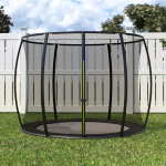 Lizzely Garden & Living Inground Trampoline 244x50cm Met Veiligheidsnet - Zwart