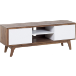 Beliani Rochester - Tv-meubel-donkere Houtkleur-mdf - Bruin