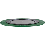 EXIT Toys Dynamic Groundlevel Trampoline ø305cm Met Freezone Veiligheidstegels - - Zwart