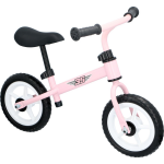 Eddy Toys Loopfiets - Retro Uitstraling - Verstelbaar Zadel - - Roze